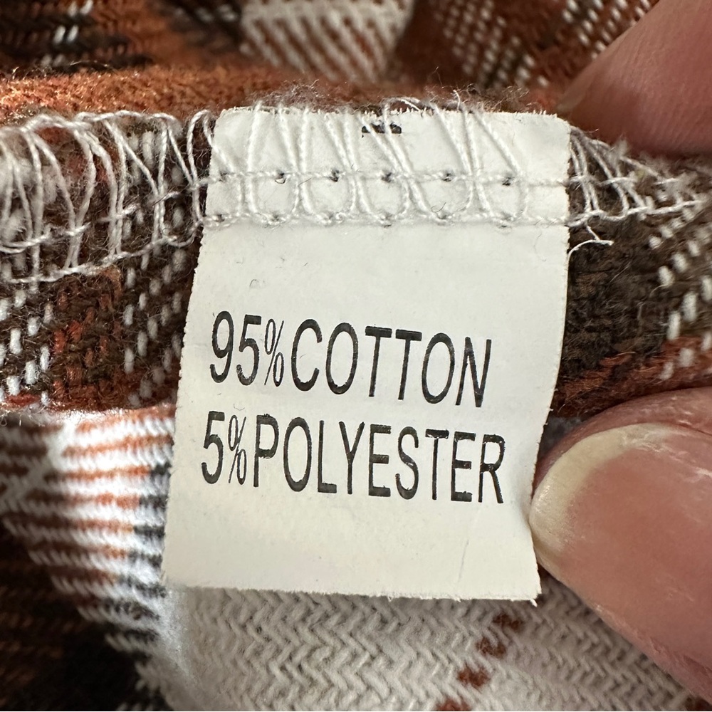 Plaid Flannel Jacket Size M - Picture 8 of 11